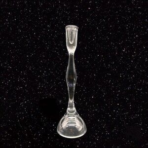Kosta Boda Vicke Lindstrand Single Csndle Holder Stick Art Glass 21/1393 Vintage
